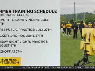 Steelers unveil 2022 training camp schedule - CBS Pittsburgh