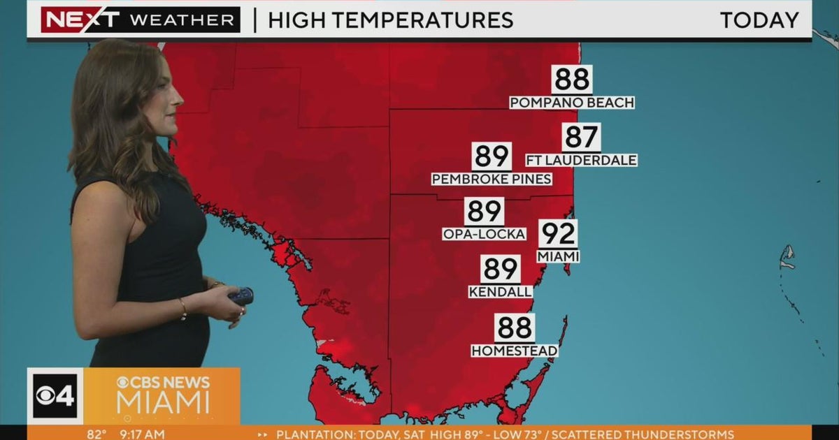 Weekend Forecast: Heat, Possible Showers - CBS Miami