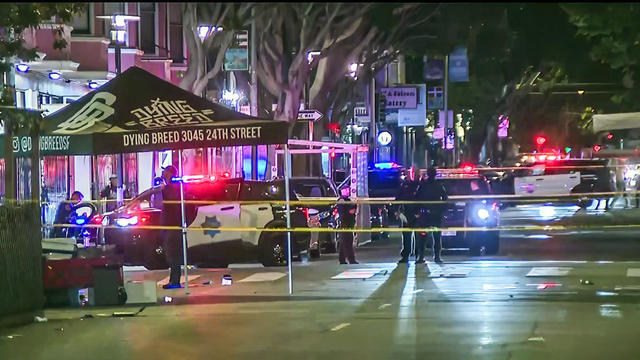 S.F. Mission District Shooting Scene 