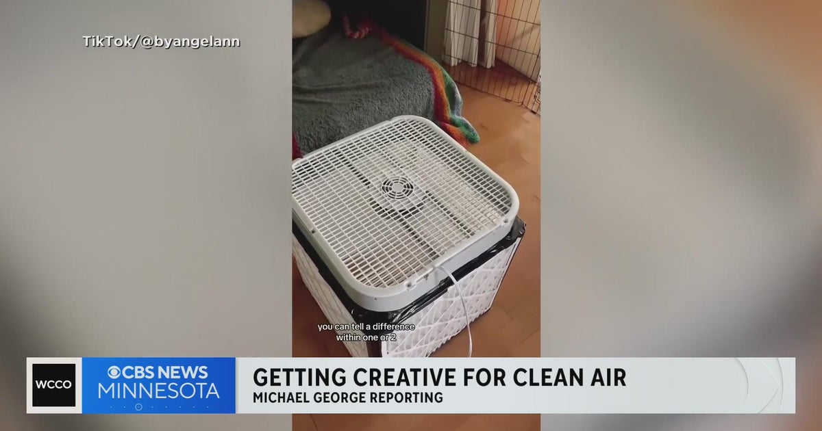 People get creative to clean the air inside their homes - CBS Minnesota