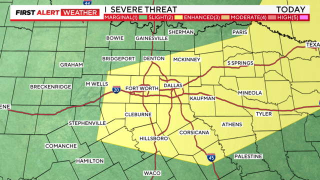 First Alert Weather: Sunday evening storms capable of large hail, damaging winds 