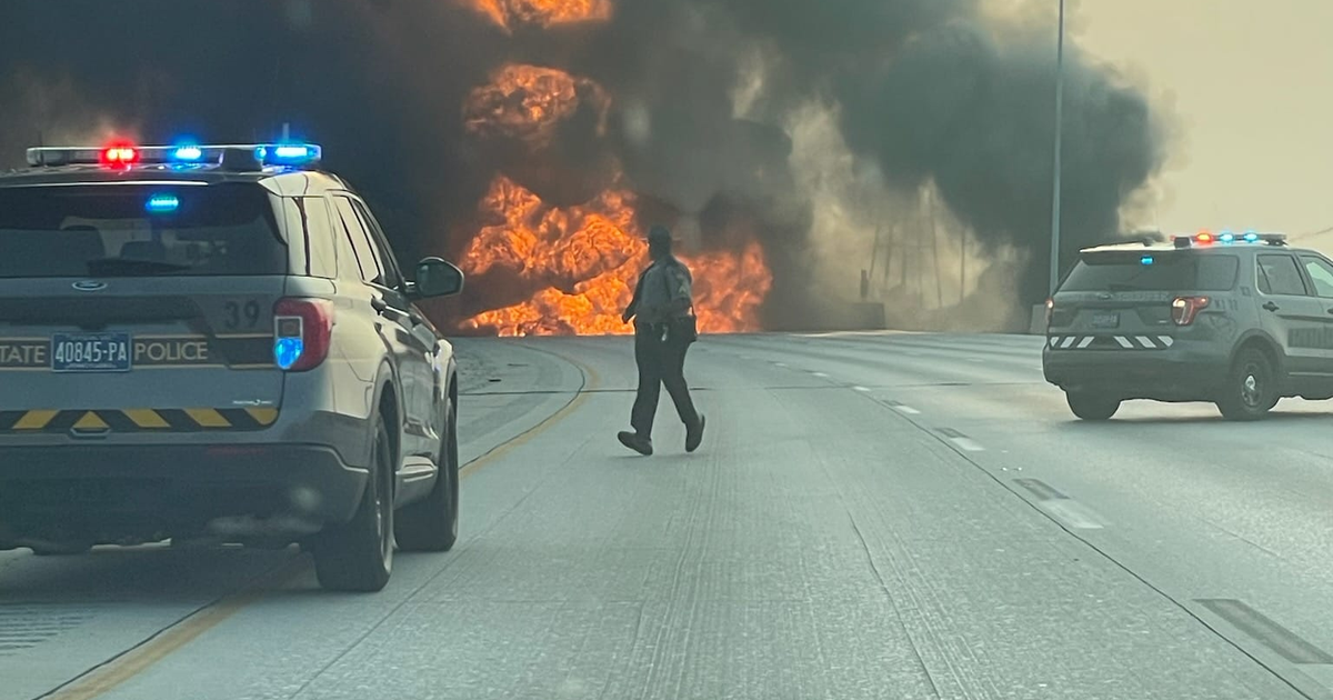 Interstate closed as Interstate 95 overpass collapses in Philadelphia due to vehicle fire