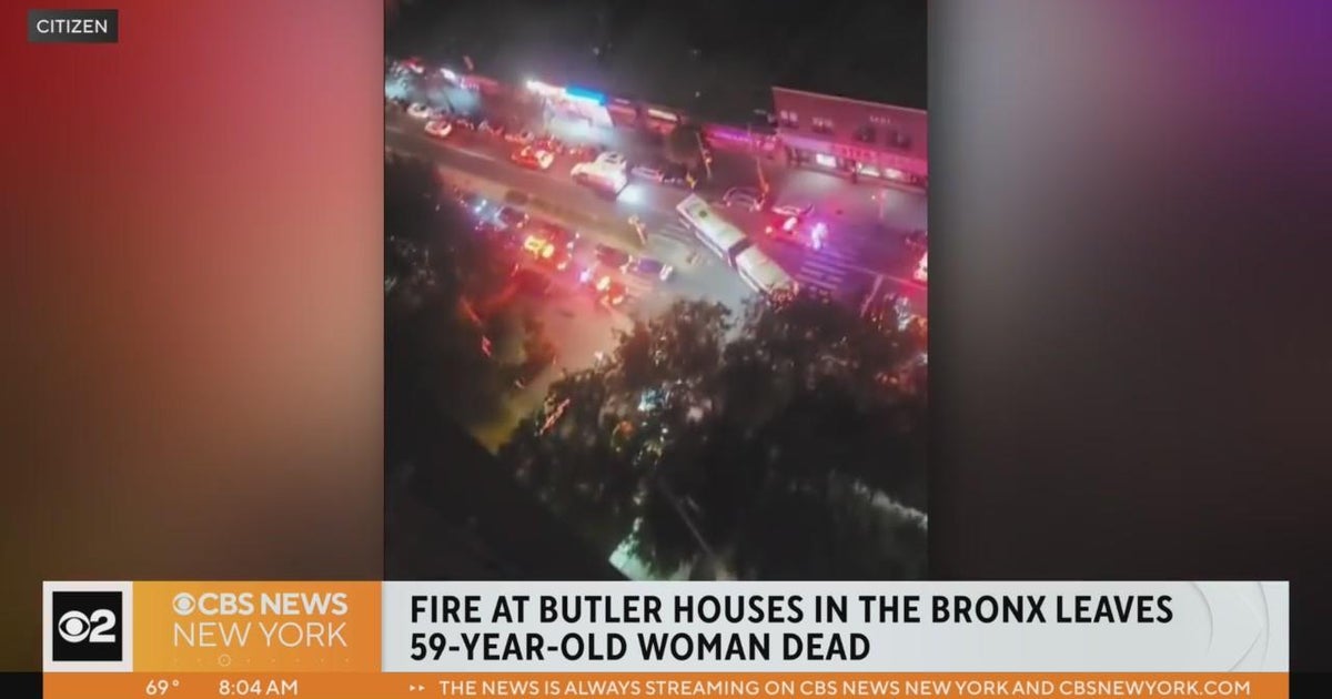 Woman dies in Bronx apartment fire - CBS New York