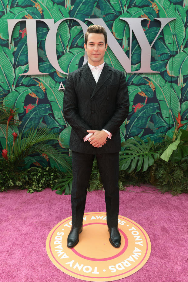 Skylar Astin attends The 76th Annual Tony Awards at United Palace Theater on June 11, 2023 in New York City. 