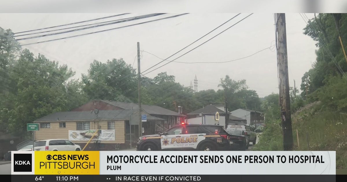 Man dies after motorcycle accident in Plum - CBS Pittsburgh