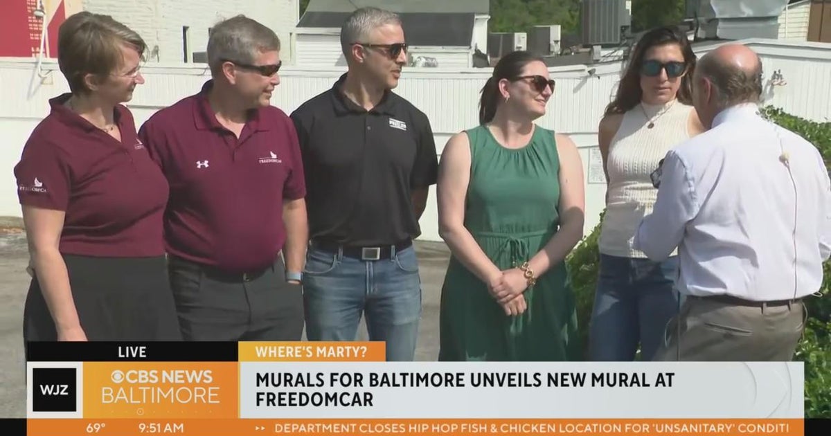 Where's Marty? With Murals for Baltimore checking out the new mural at