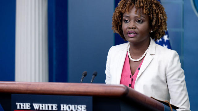 White House press secretary Karine Jean-Pierre 