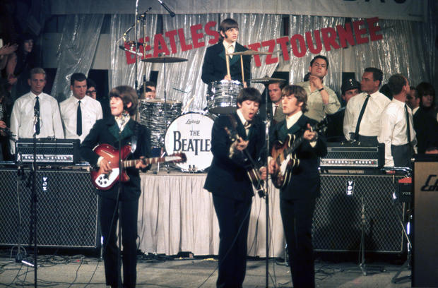 The Beatles perform h in 1966 