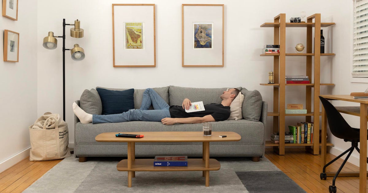 Impress your summer guests with Burrow’s first pull-out sleeper sofa