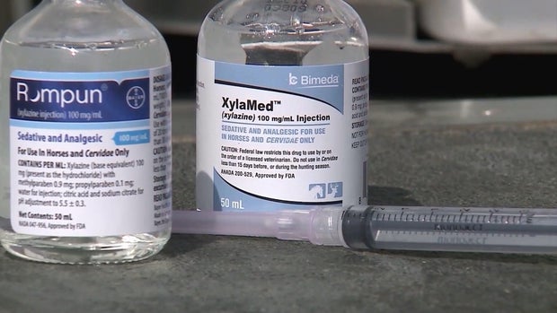 Vials of the drug Xylazine