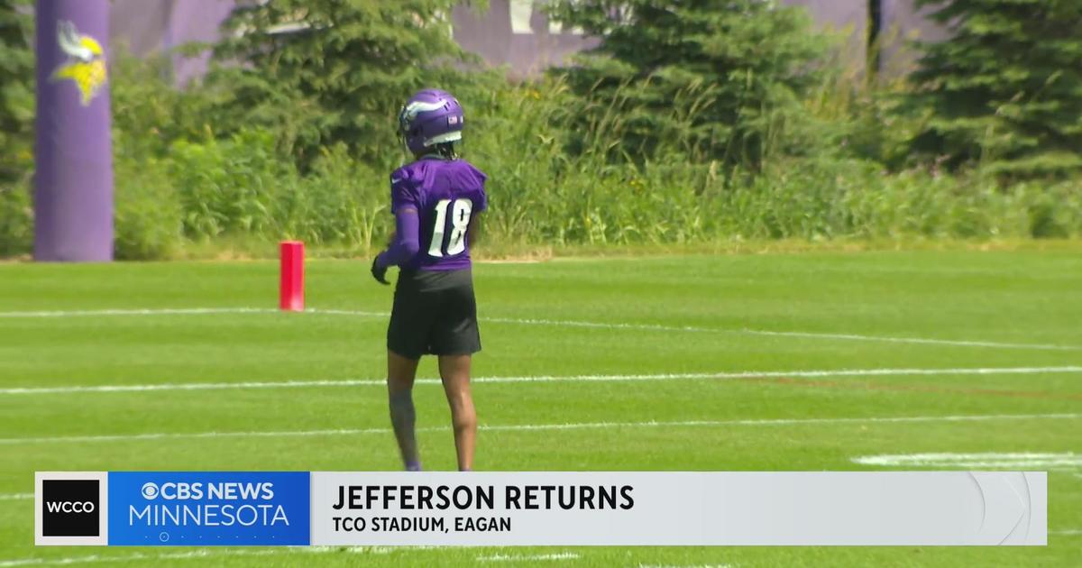 Vikings get Jefferson back for minicamp as star WR takes contract talk in  stride NFL - Bally Sports