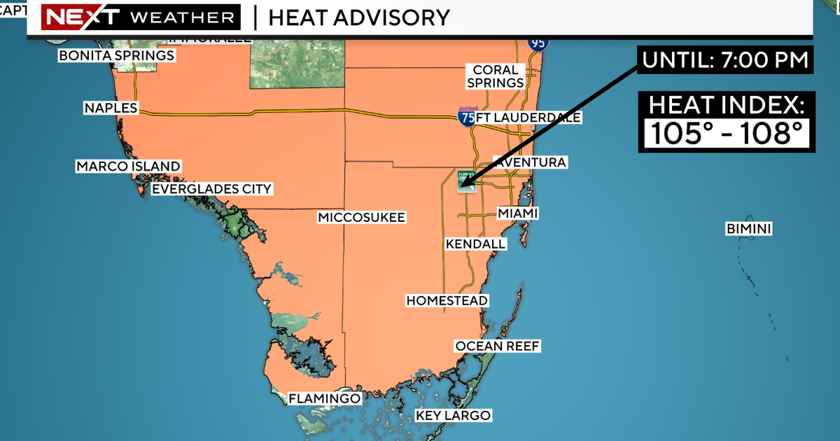 Miami Weather: Heat advisory issued due to