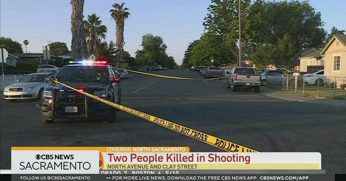 Police: Man, woman killed in North Sacramento drive-by shooting - CBS ...
