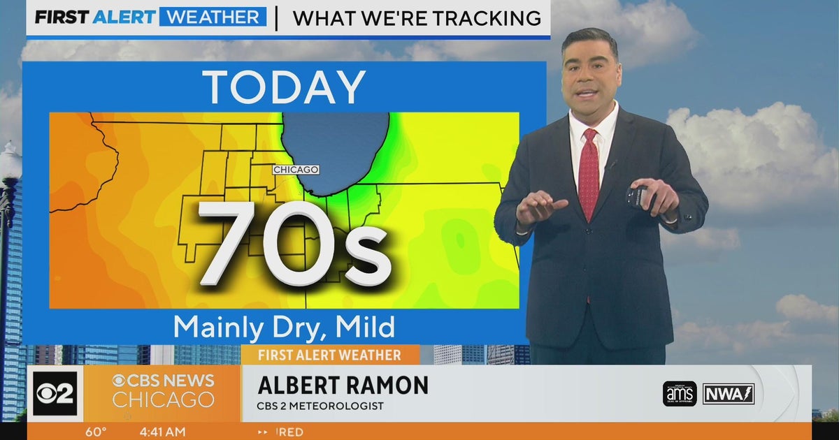 Chicago First Alert Weather: Dry and mild day ahead - CBS Chicago