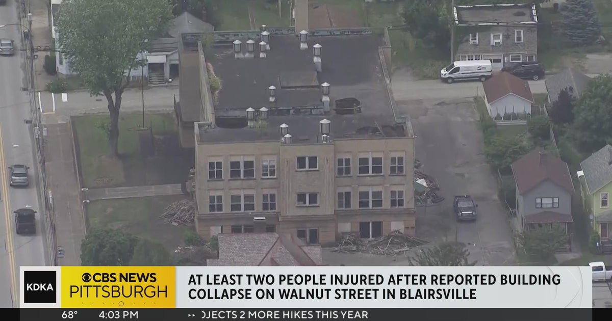 2 injured in Blairsville building collapse CBS Pittsburgh