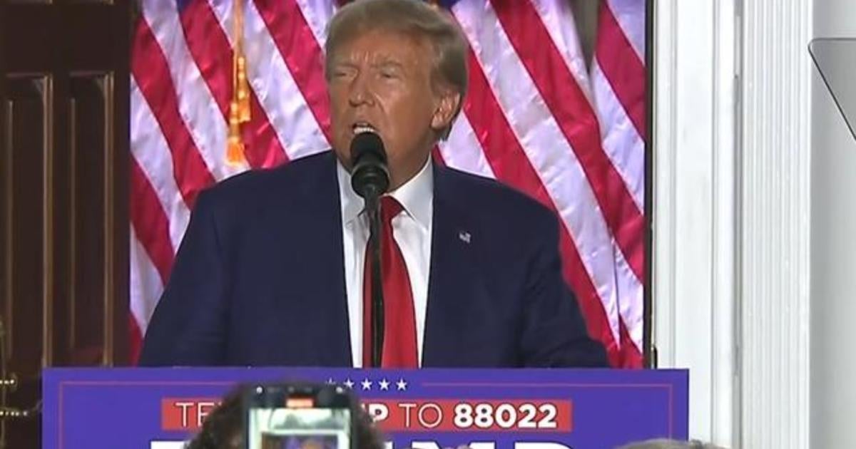 Trump makes first public remarks since federal arraignment