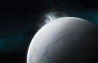 Enceladus (Moon Of Saturn) Illustration 