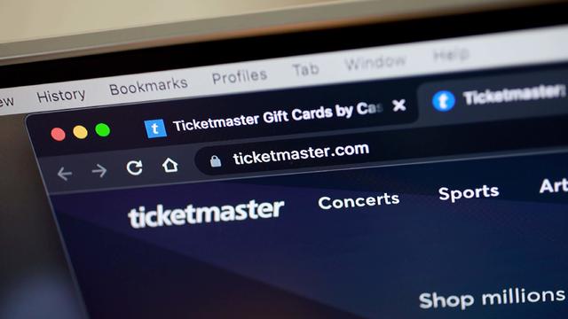 Ticketmaster website 