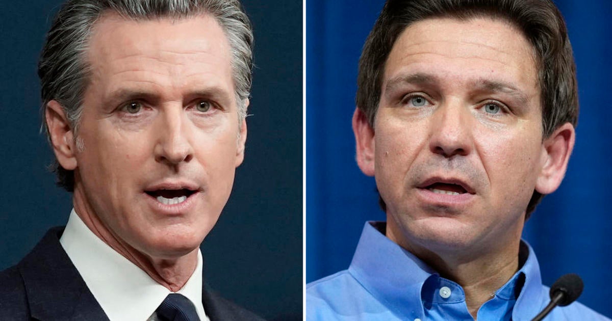 DeSantis ratchets up feud with Newsom and dares California governor to choose on Biden in 2024