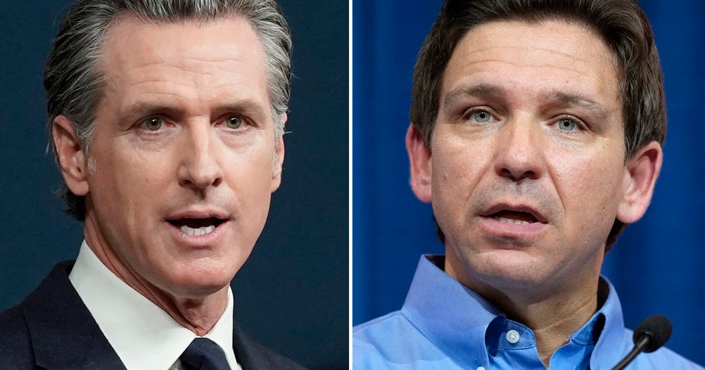 DeSantis ratchets up feud with Newsom and dares California governor to choose on Biden in 2024 DeSantis ratchets up feud with Newsom and dares California governor to choose on Biden in 2024