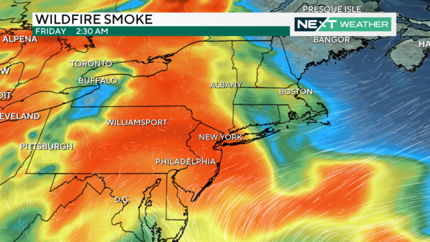 Canada Wildfire Smoke Back In Philadelphia Smoke Forecast Maps The Bharat Express News