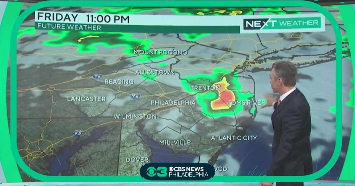 NEXT Weather Philadelphia area at risk for severe storms Friday CBS