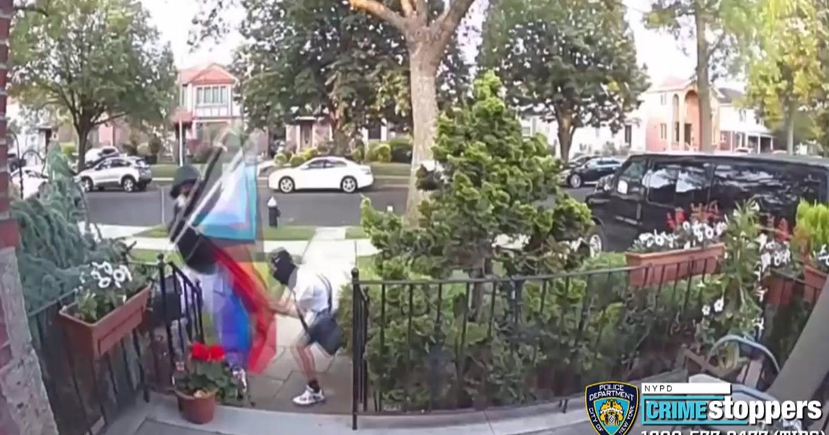 Queens homeowners, neighbors speak out after Pride flag torn down ...