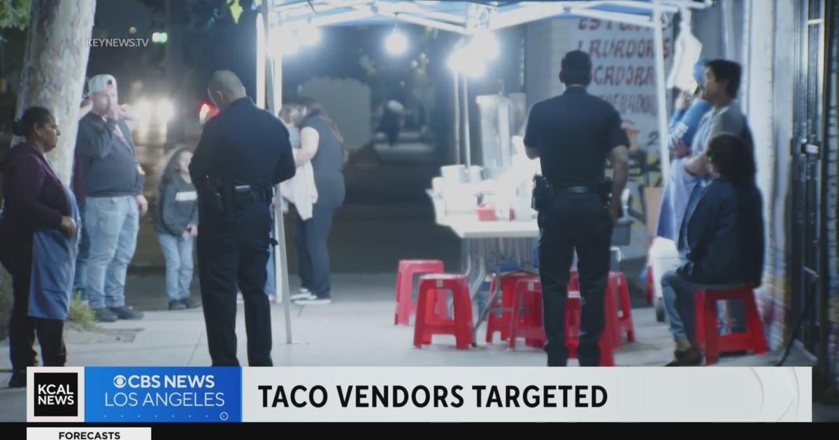 Taco Vendors continue to be targeted in South LA - CBS Los Angeles