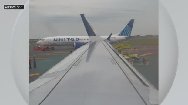 United plane clips wing 