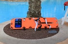 Spine board used by first responders and lifegurds 
