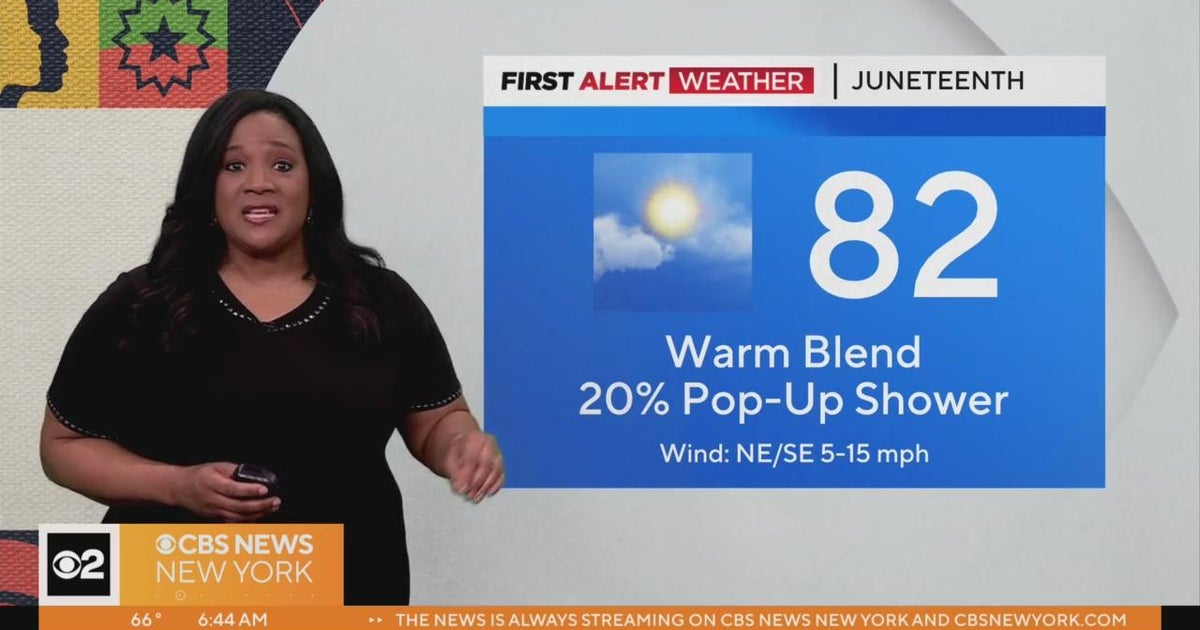 First Alert Weather: CBS2's Monday morning update - 6/19/23 - CBS New York