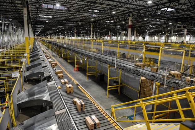 Inside An Amazon Fulfillment Center On Cyber Monday