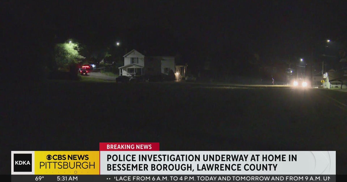 Police investigation underway in Lawrence County - CBS Pittsburgh