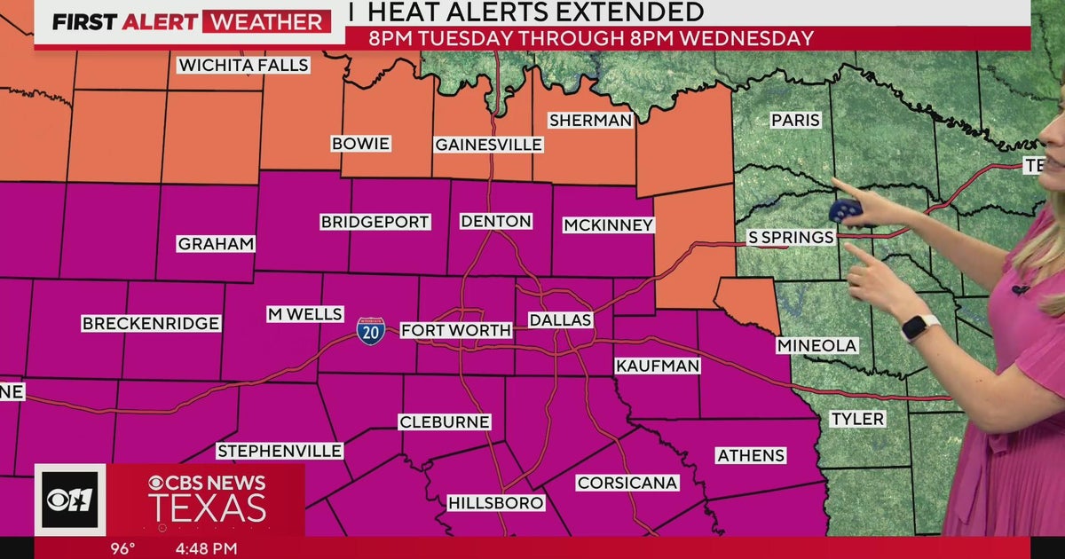 Excessive heat warning remains in effect - CBS Texas