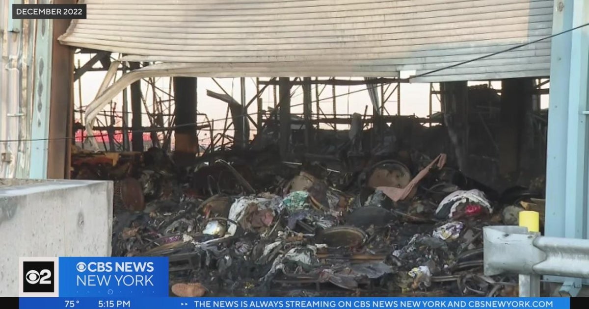 NYPD's evidence storage under spotlight after warehouse fire - CBS New York