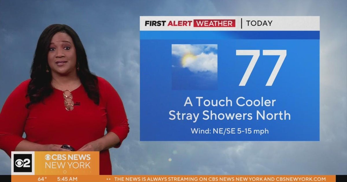 First Alert Weather: Showers and storms this week - CBS New York