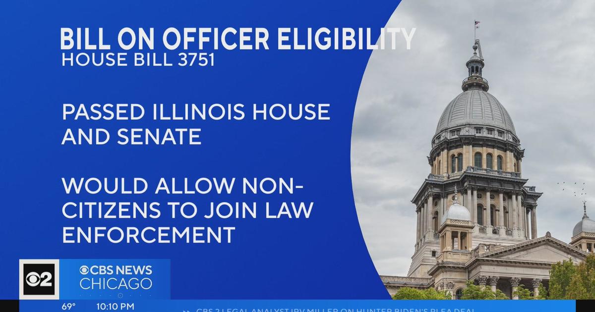 Illinois bill would allow non-citizens to join law enforcement - CBS Chicago