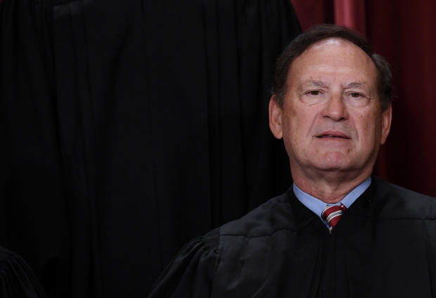 Supreme Court Justice Samuel Alito poses for the official photo at the Supreme Court in Washington, D.C., on Oct. 7, 2022. 