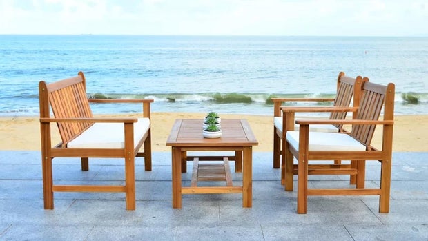 Joliet 4 - Person Outdoor Seating Group with Cushions