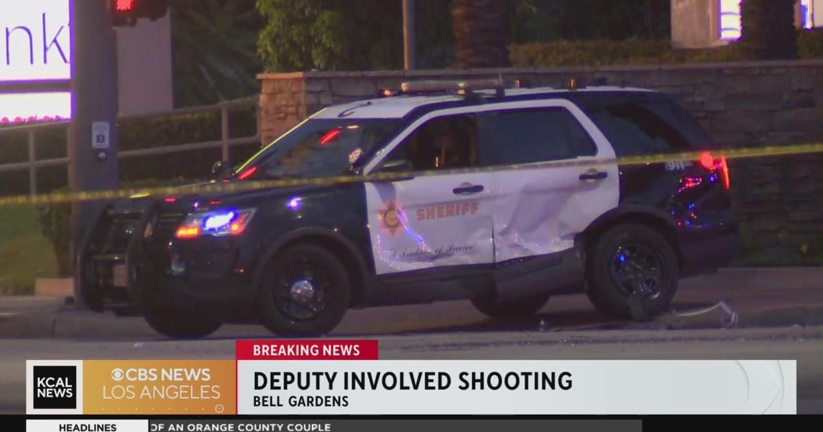 Deputy involved shooting in Bell Gardens - CBS Los Angeles