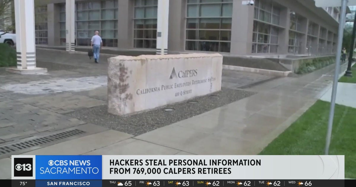 Hackers steal personal information from 769,000 CalPERS retirees