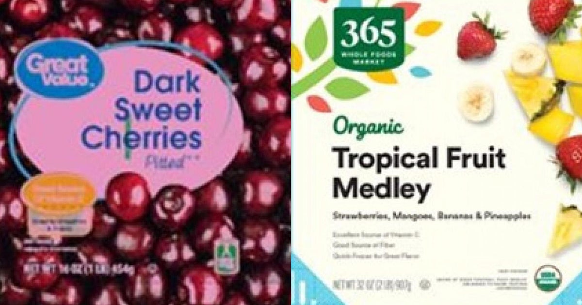 Sacchetti di frutta congelati richiamati a causa di una possibile contaminazione da Listeria