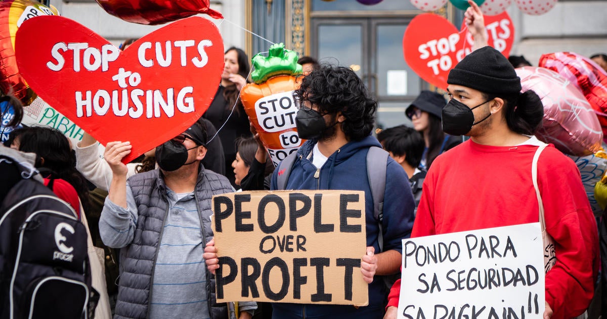 Sf Tenants Rights Groups Protest Proposed City Budget Cbs San Francisco