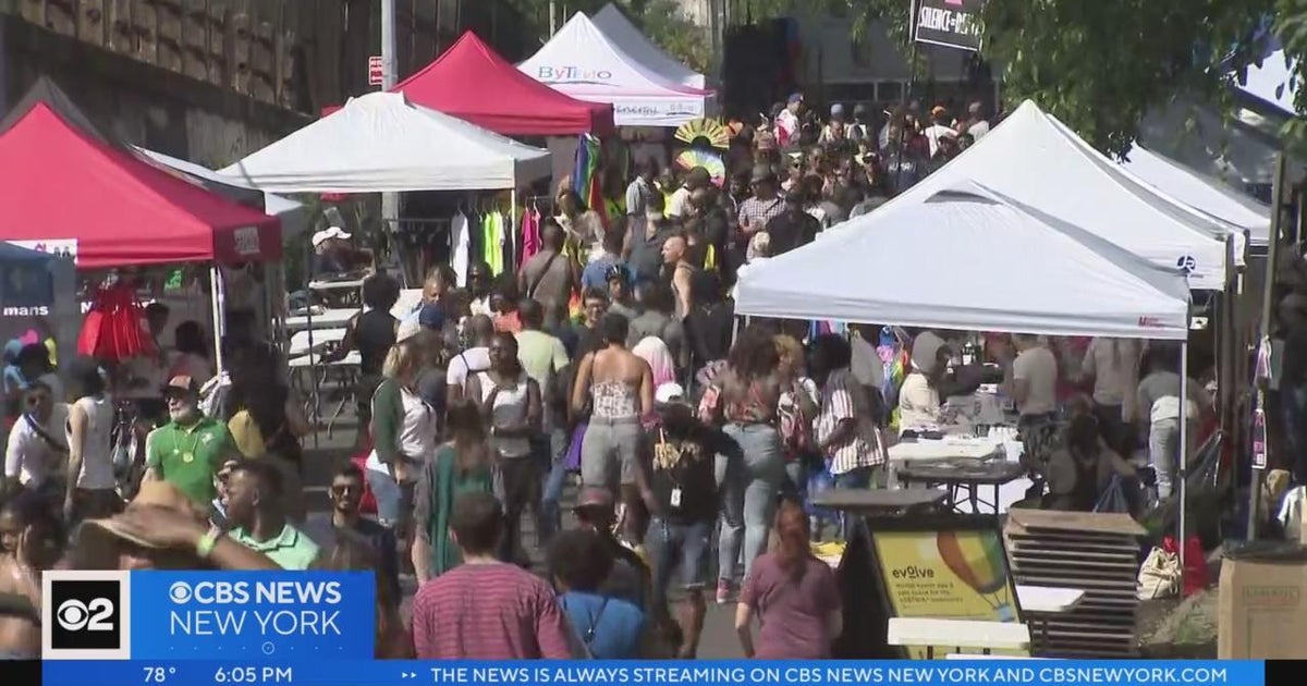 Streets packed for Harlem Pride CBS New York