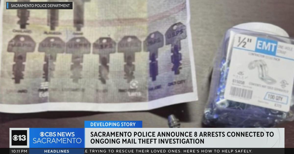 Investigation Into Mail Thefts Results In Multiple Arrests - CBS Sacramento