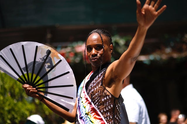Parade Marshall Billy Porter participates in the Annual New York Pride March on June 25, 2023 in New York City. 
