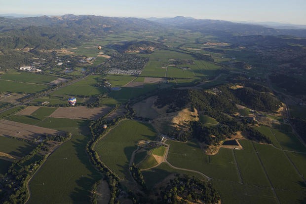 California Wine From Above 