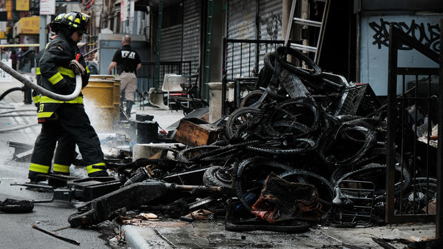 Fire At E-Bike Shop In Lower Manhattan Kills 4 People 