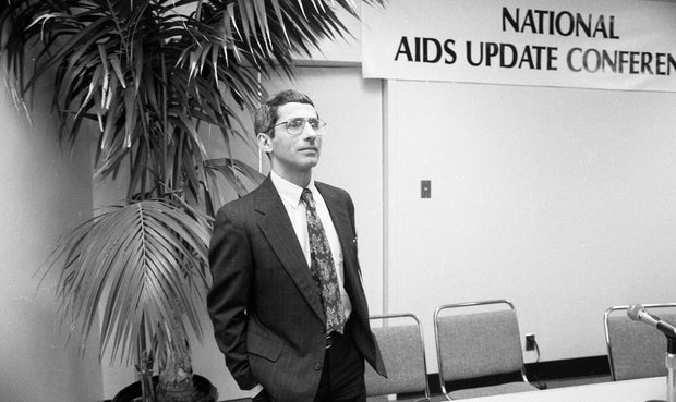 Dr. Anthony Fauci at an AIDS conference in 1989