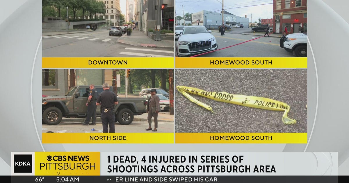 1 killed, 4 injured in series of four separate shootings in Pittsburgh ...